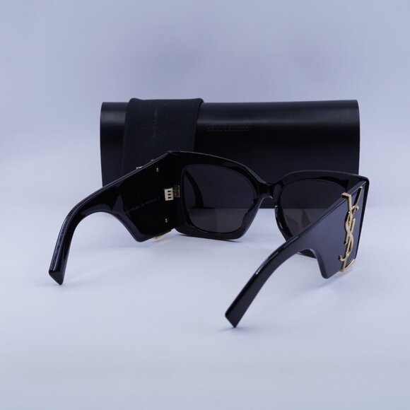 🕶️ New Saint Laurent SLM119 BLAZE 001 Sunglasses - Black Frame, Black Lenses
